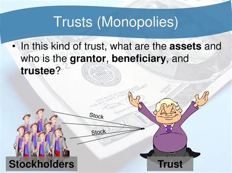 how are trusts similar to monopolies